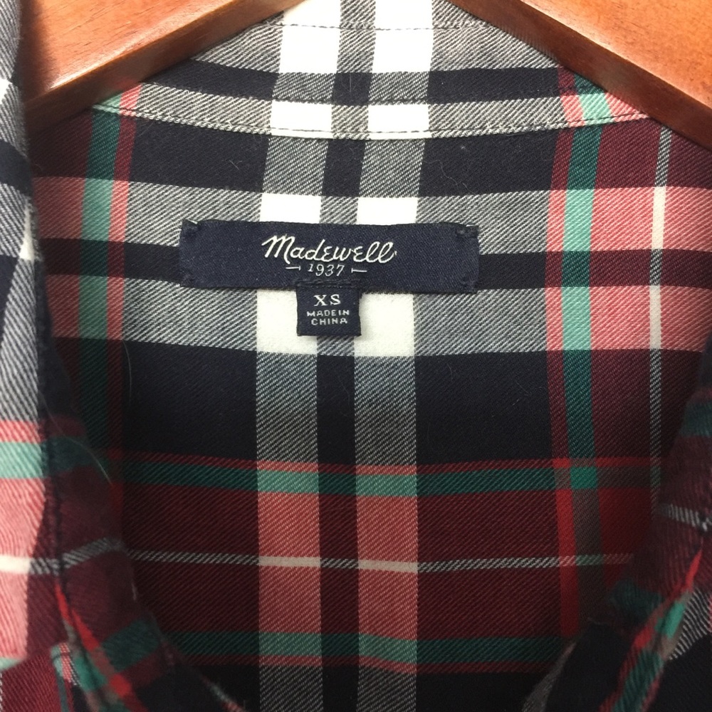Madewell Plaid Button Down - image 3